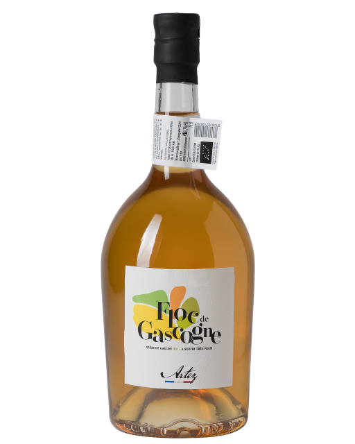 Assemblage de jus de raisin avec de l'armagnac blanc